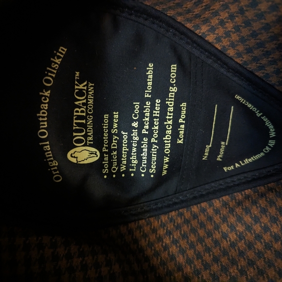 Outback Australian OILSKIN HAT XL Outback Trading Company - Picture 3 of 8